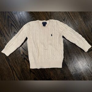 Ralph Lauren Polo cable knit sweater excellent condition size 4T